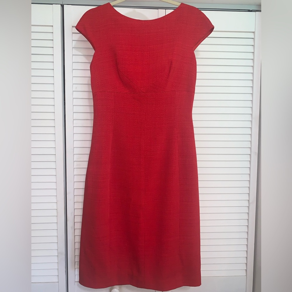 Dolce & Gabbana Shift Red Double Zipper Dress size 6
